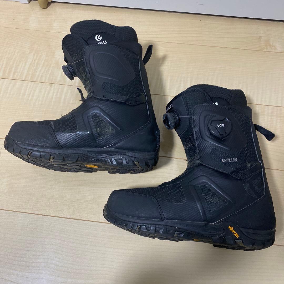 【最高峰_即日発送】FLUX フラックス スノボブーツ　OM-BOA 26.5㎝
