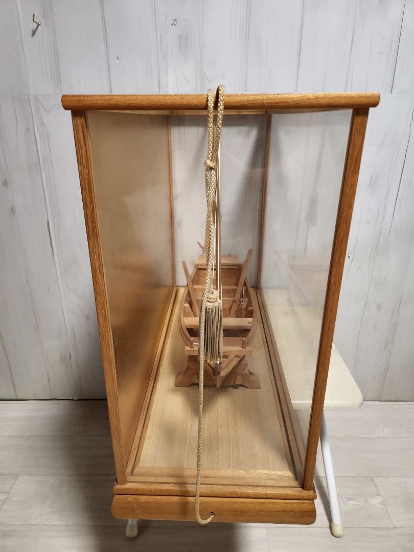 大工 手作り 木製模型船 ケース付き 世界に一つ　プロによる安心梱包発送‼️