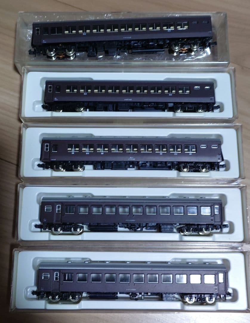 マイクロエース　国鉄10系軽量客車　11両セット （ブルー、茶）