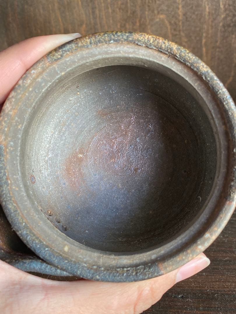 備前焼　龍宝瓶　木箱と陶歴付き