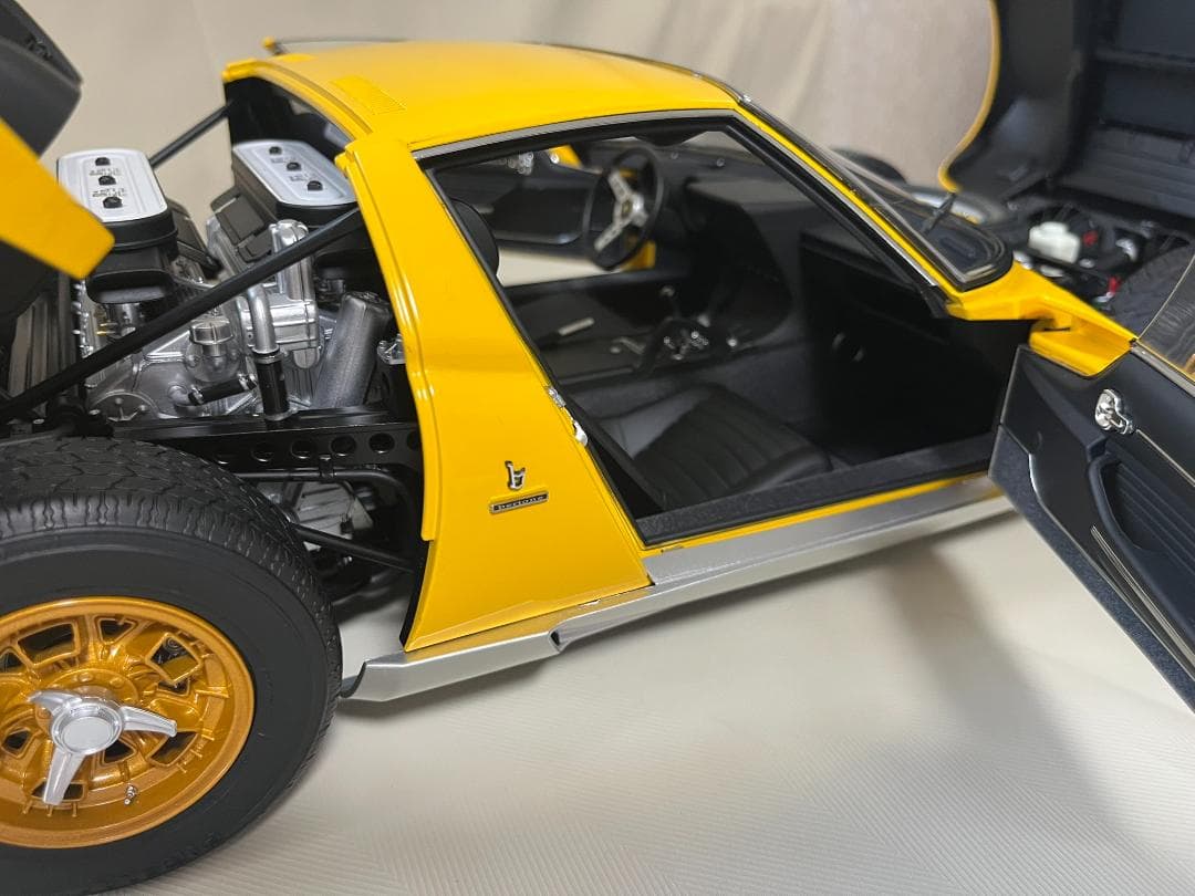 アシェット ランボルギーニ ミウラ をつくる 完成品【ジャンク・動作未確認】