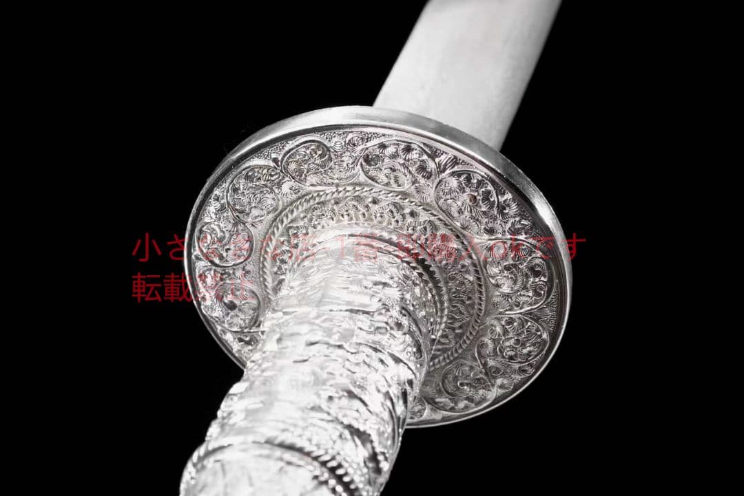 模様鋼（延長版）『龍紋康熙』  古兵器 武具 刀装具 日本刀 模造刀 居合刀