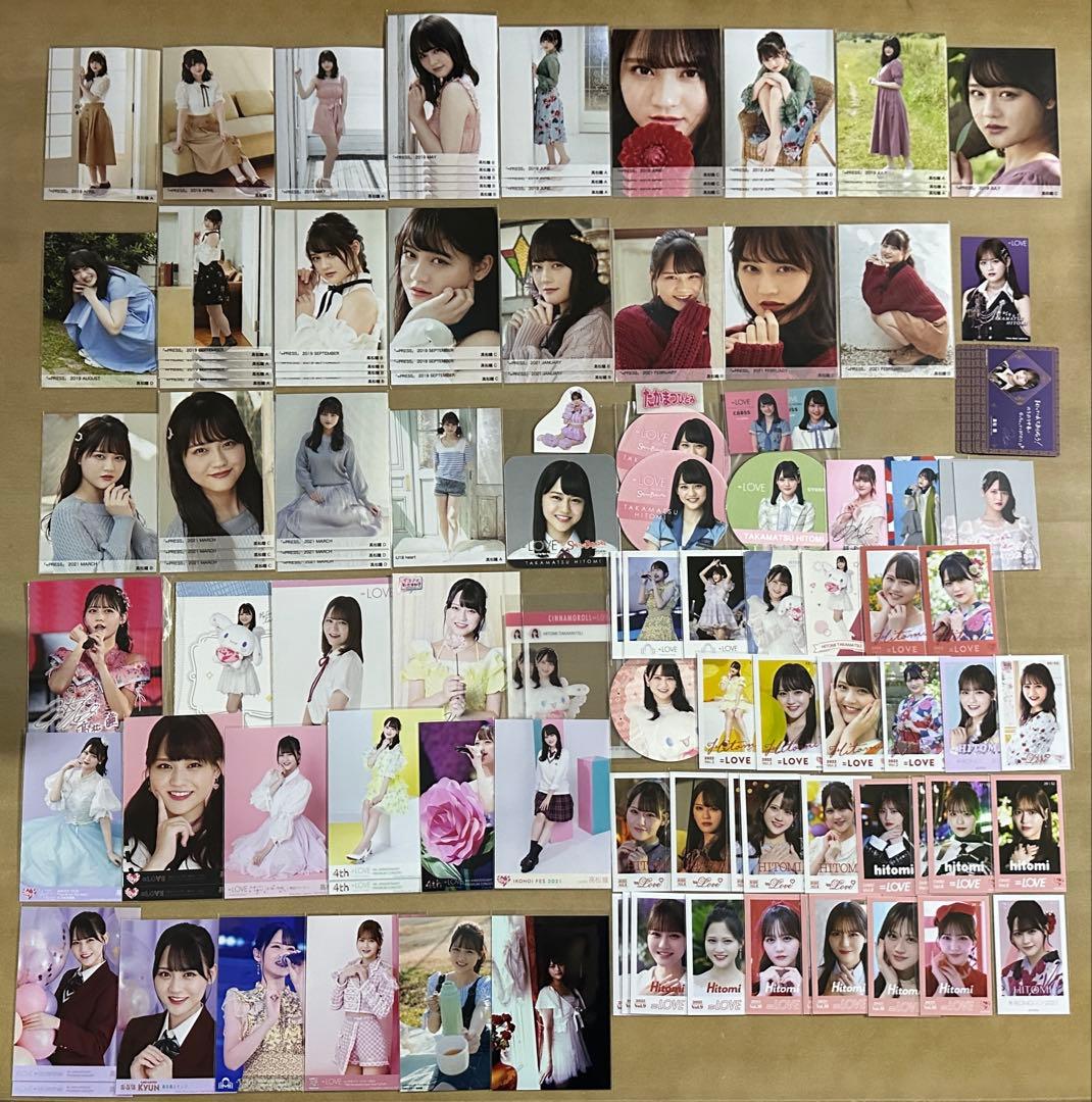 髙松瞳 バラ まとめ売り グッズ ミニフォト