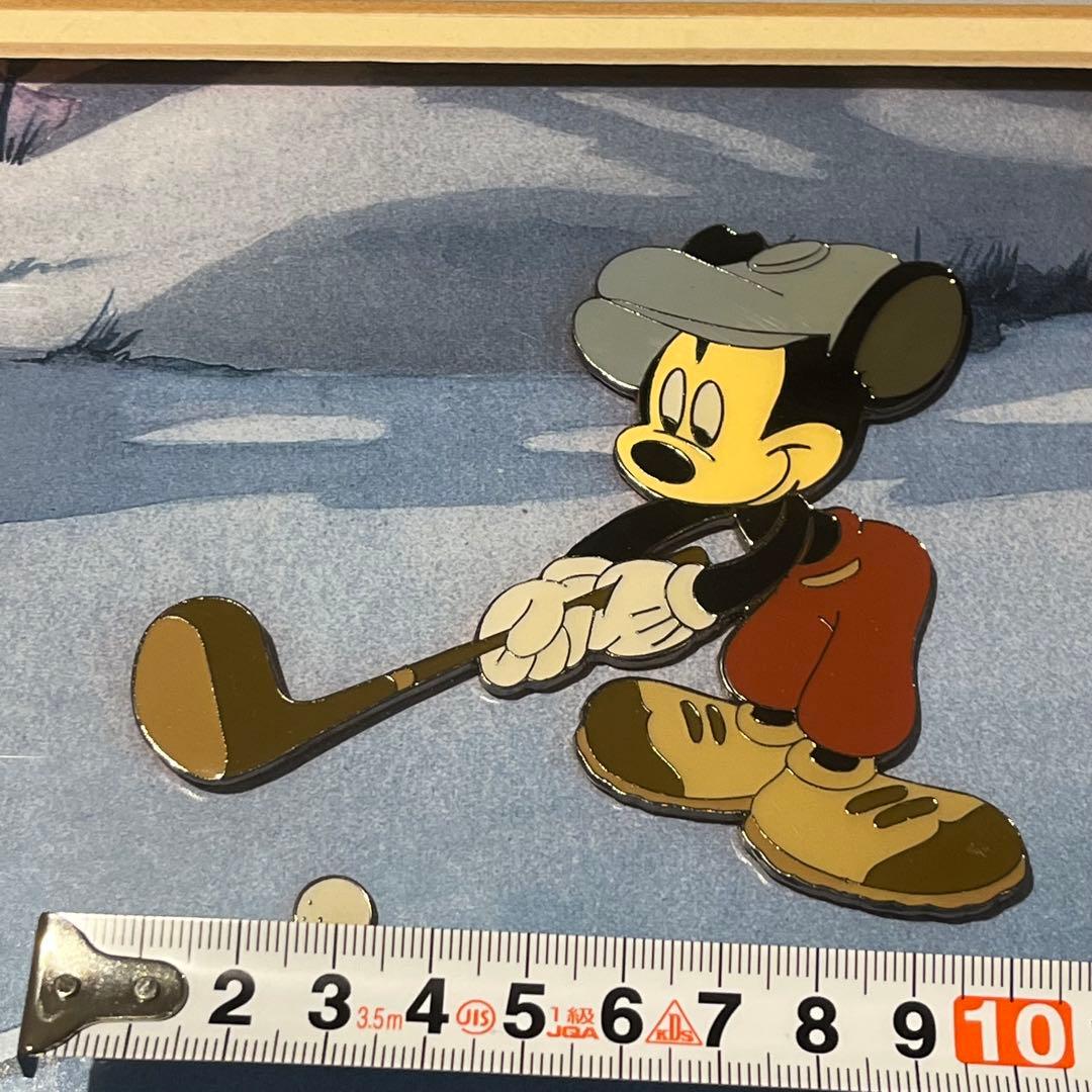 希少品 ミッキーのゴルフ Canine Caddy 60周年 セル画 ピンバッジ