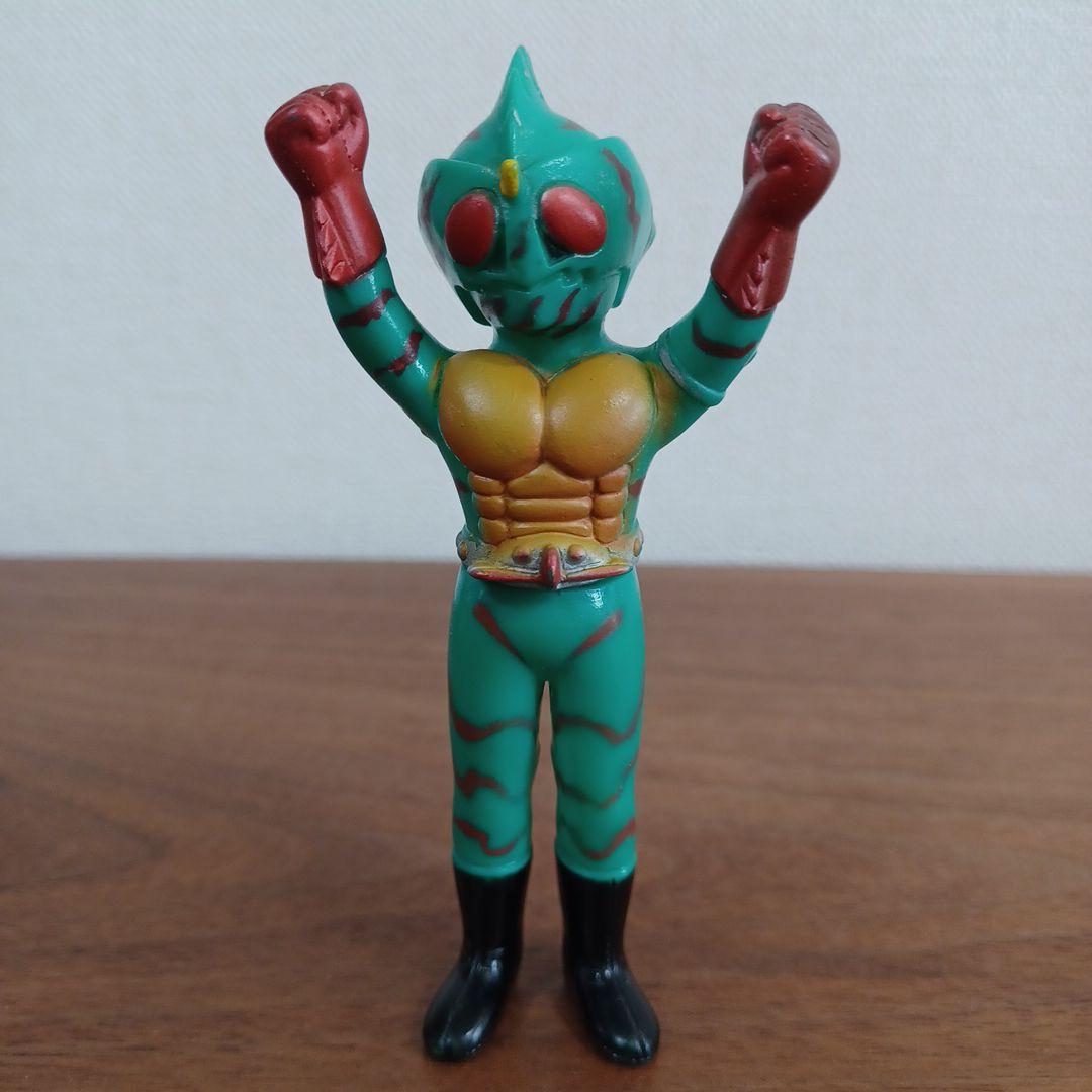 当時ものポピー製 仮面ライダー希少ソフビペンダントトップ（チェーン無）5点セット