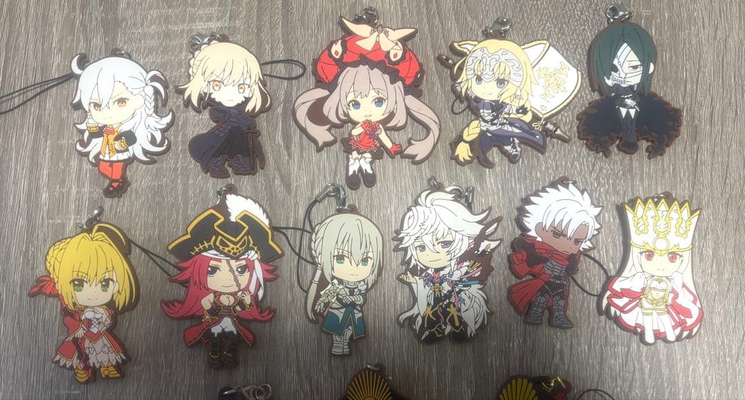 【バラ売り可】Fate FGO ラバーキーホルダー　ラバークリップ　まとめ売り