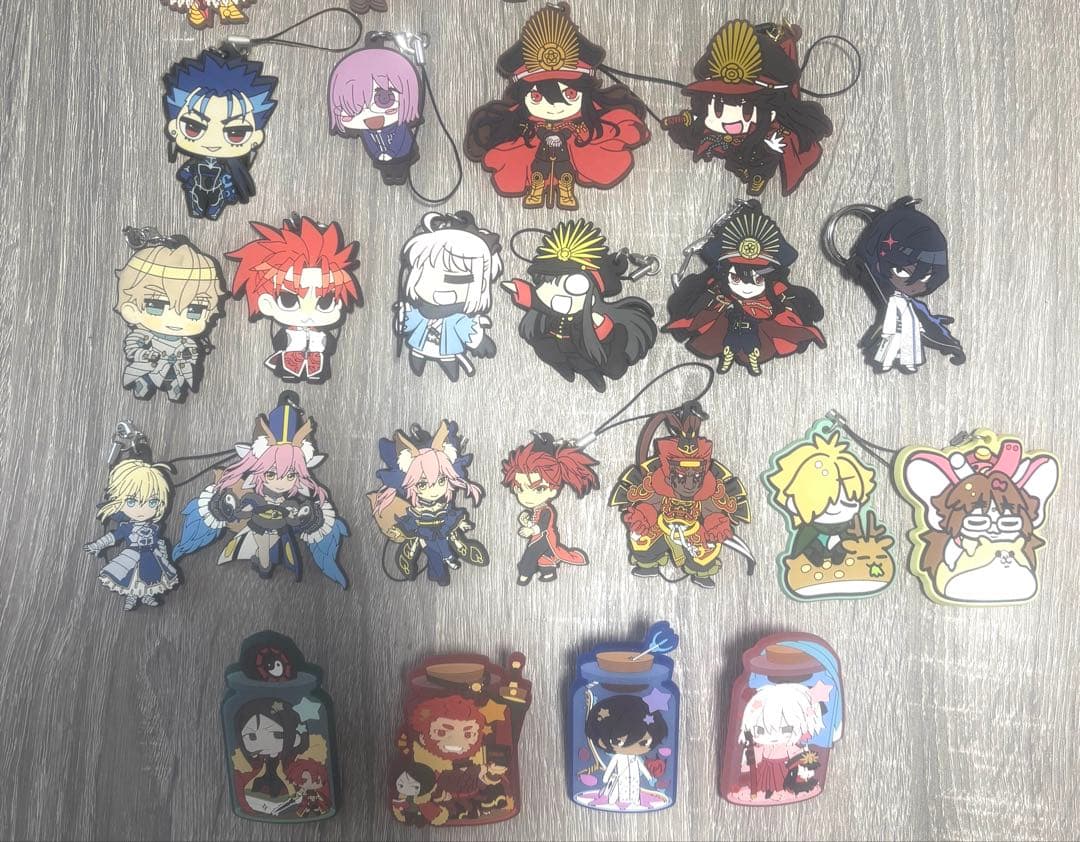 【バラ売り可】Fate FGO ラバーキーホルダー　ラバークリップ　まとめ売り
