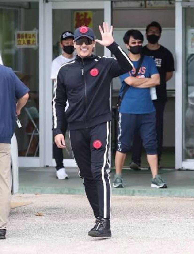 ONCE WE WERE WARRIORS グレージャージ　上下セット 新庄剛志