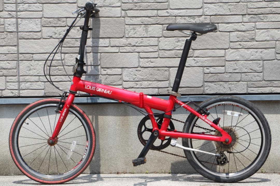 引き取り限定♪ルイガノ♪20インチタイヤ♪折り畳み式自転車♪発送は相談可能です♪