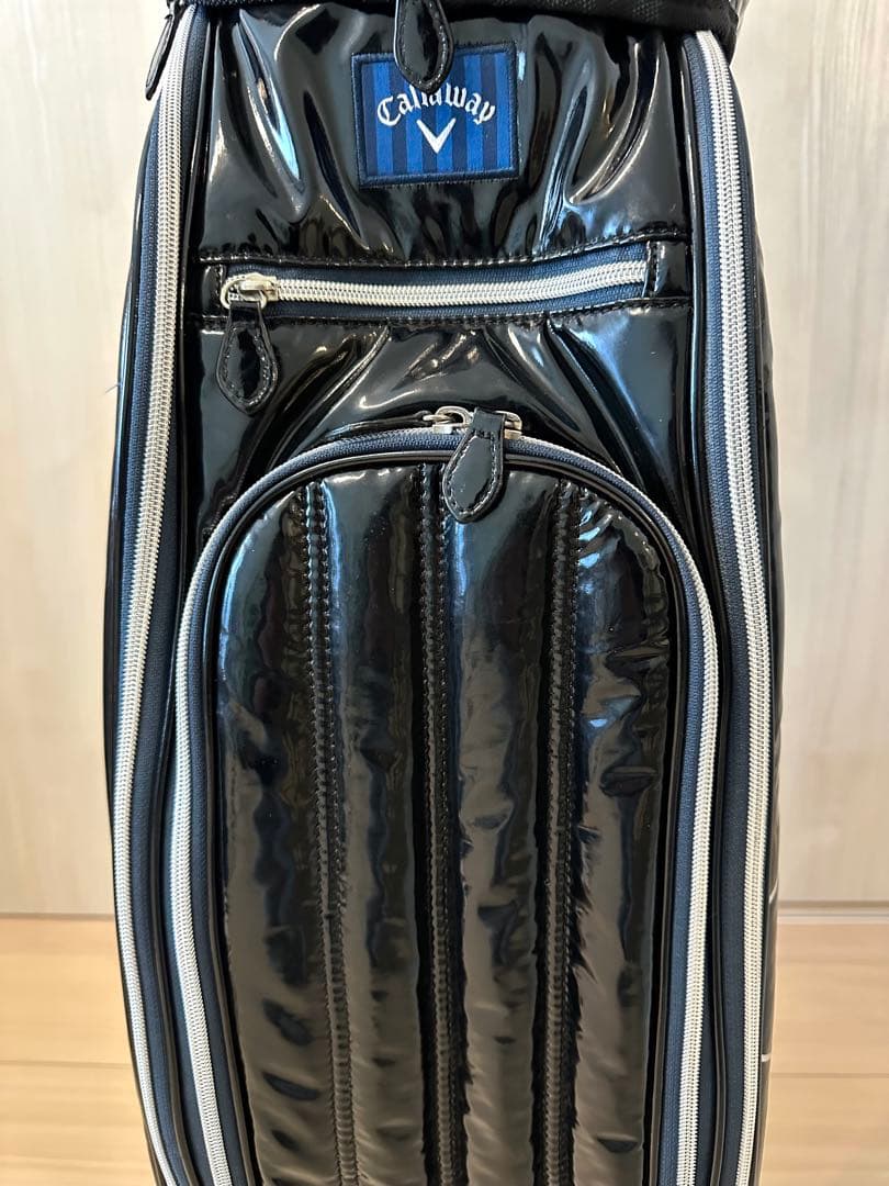 中古美品｜キャロウェイ｜エナメルキャディバック8型レディース／シューズポケット有