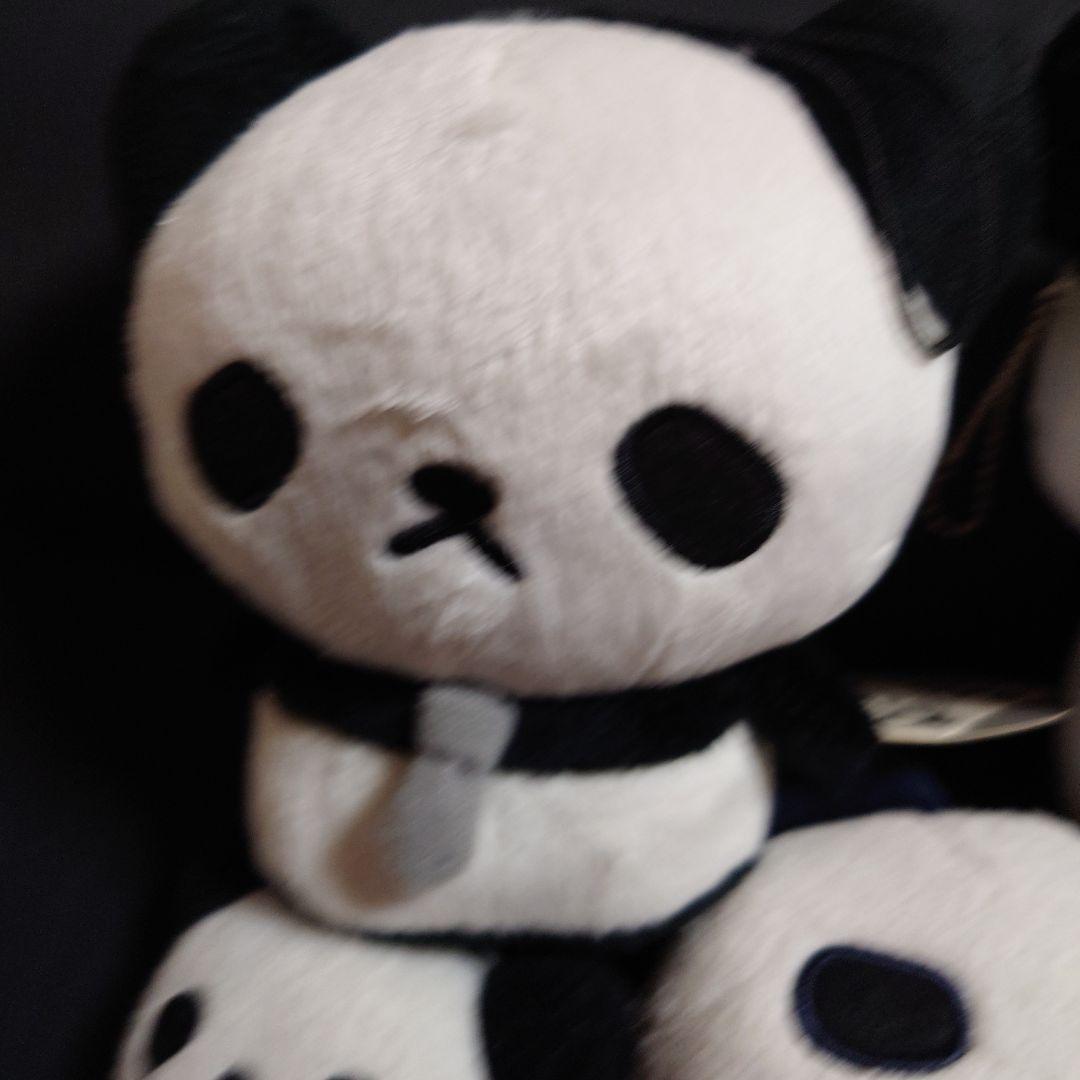 平成レトロ おじぱん おじさんなパンダ ぬいぐるみ リール付きフェイスポーチ