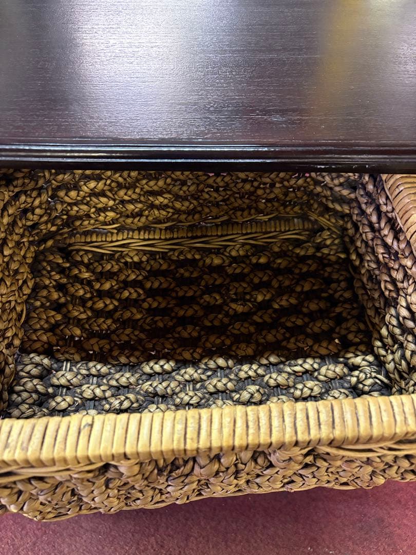 本格アジアン風　２段チェスト　横幅58 奥行38 高さ60㎝