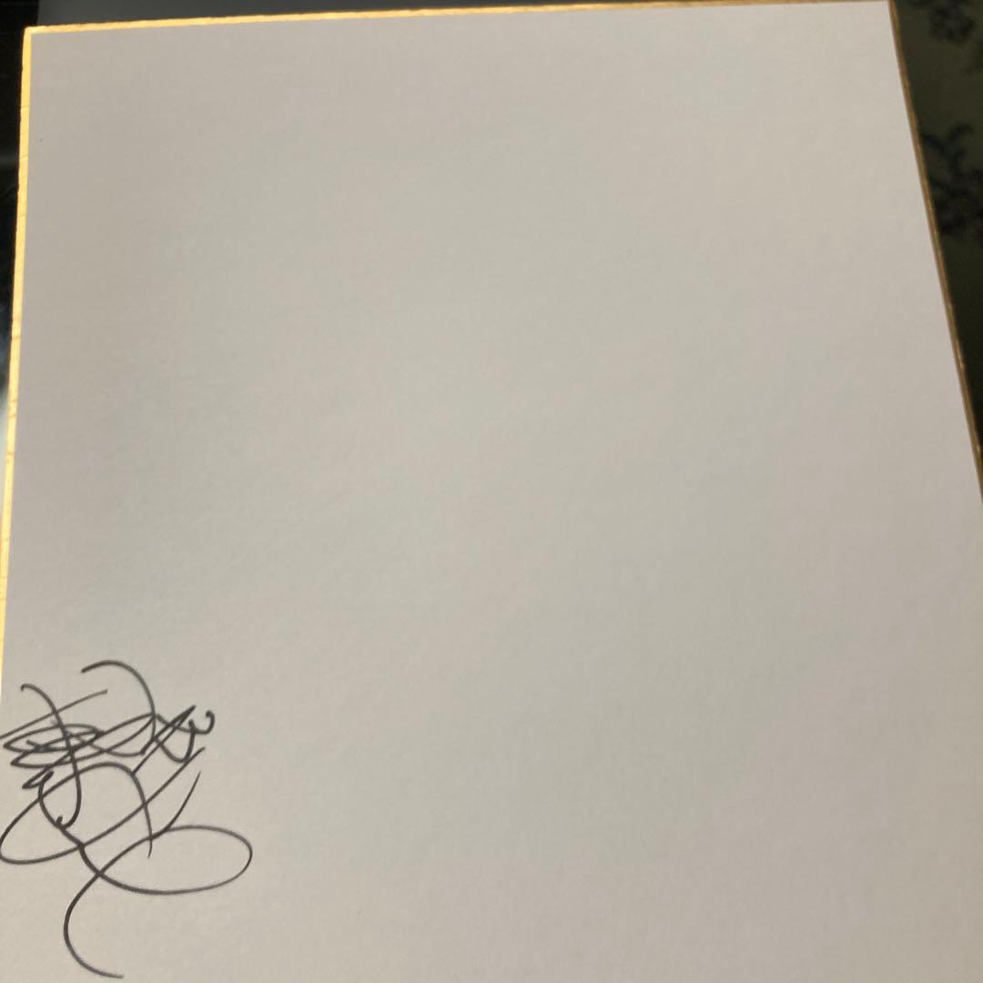 レッドソックス　サンドバル　直筆サイン色紙