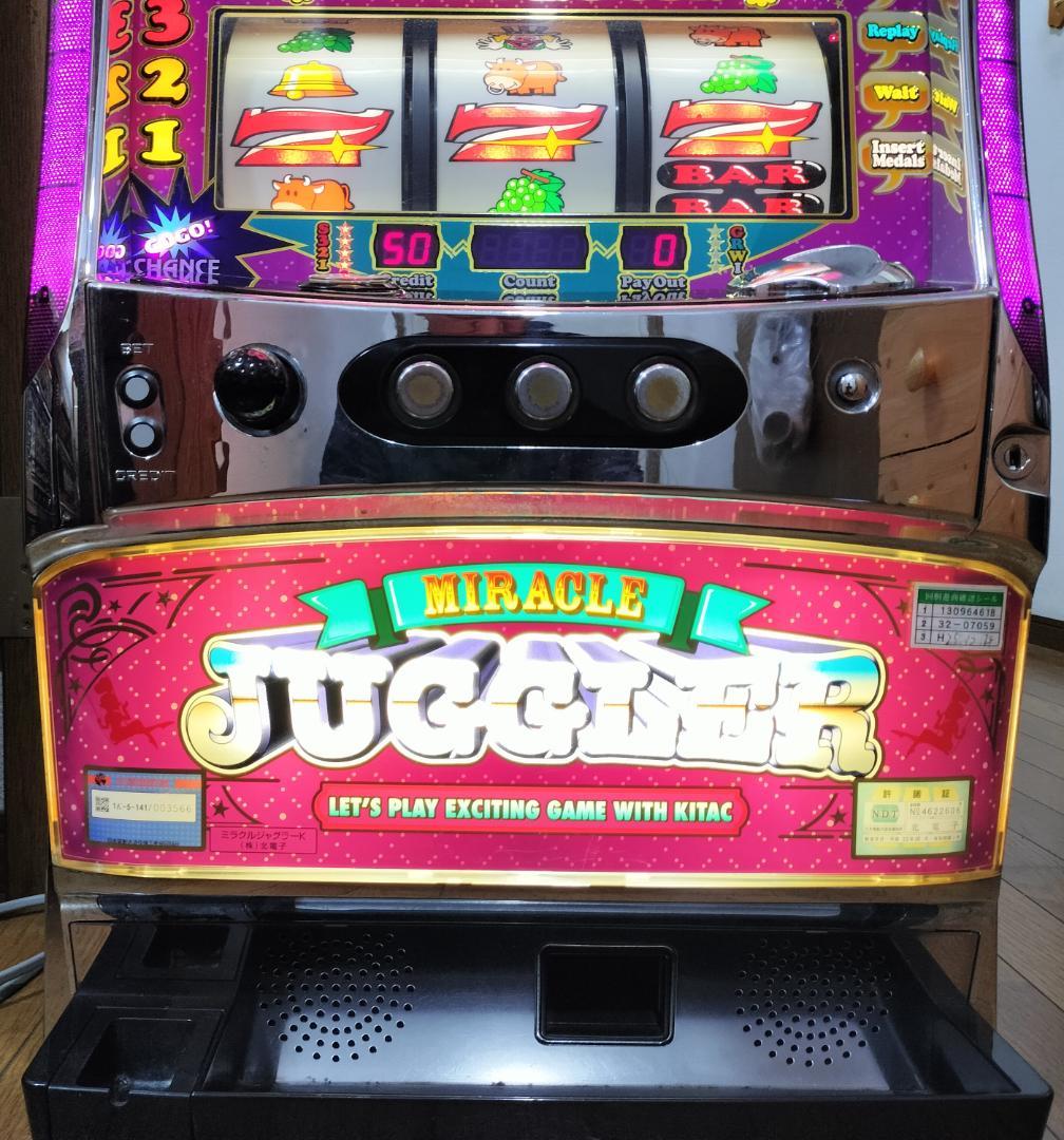 【パチスロ実機】北電子★『初代』ミラクルジャグラー【不要機付】
