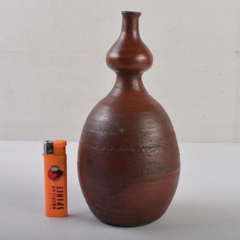 桂又三郎極め　江戸初期　古備前　献上手瓢徳利　V　8957