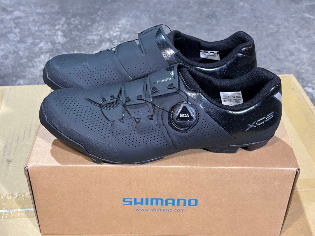 SHIMANO XC3 シューズ ブラック 44 WIDE