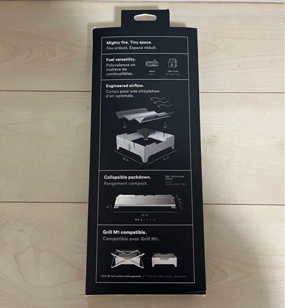 ウルフアンドグリズリー直火フルセット遮熱板調理台ファイアーセーフ焚き火台