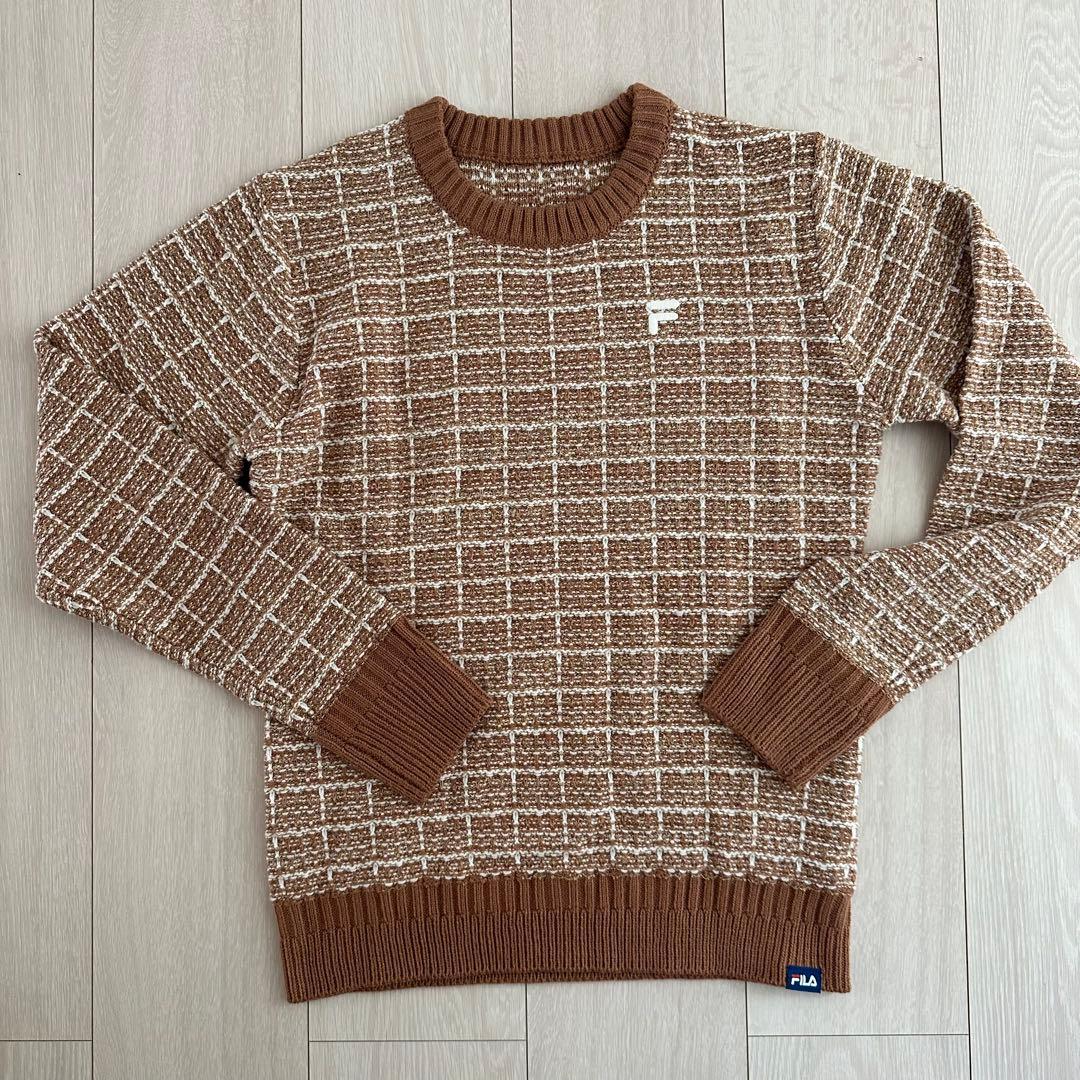 FILA ゴルフ　セットアップ　ブラウン