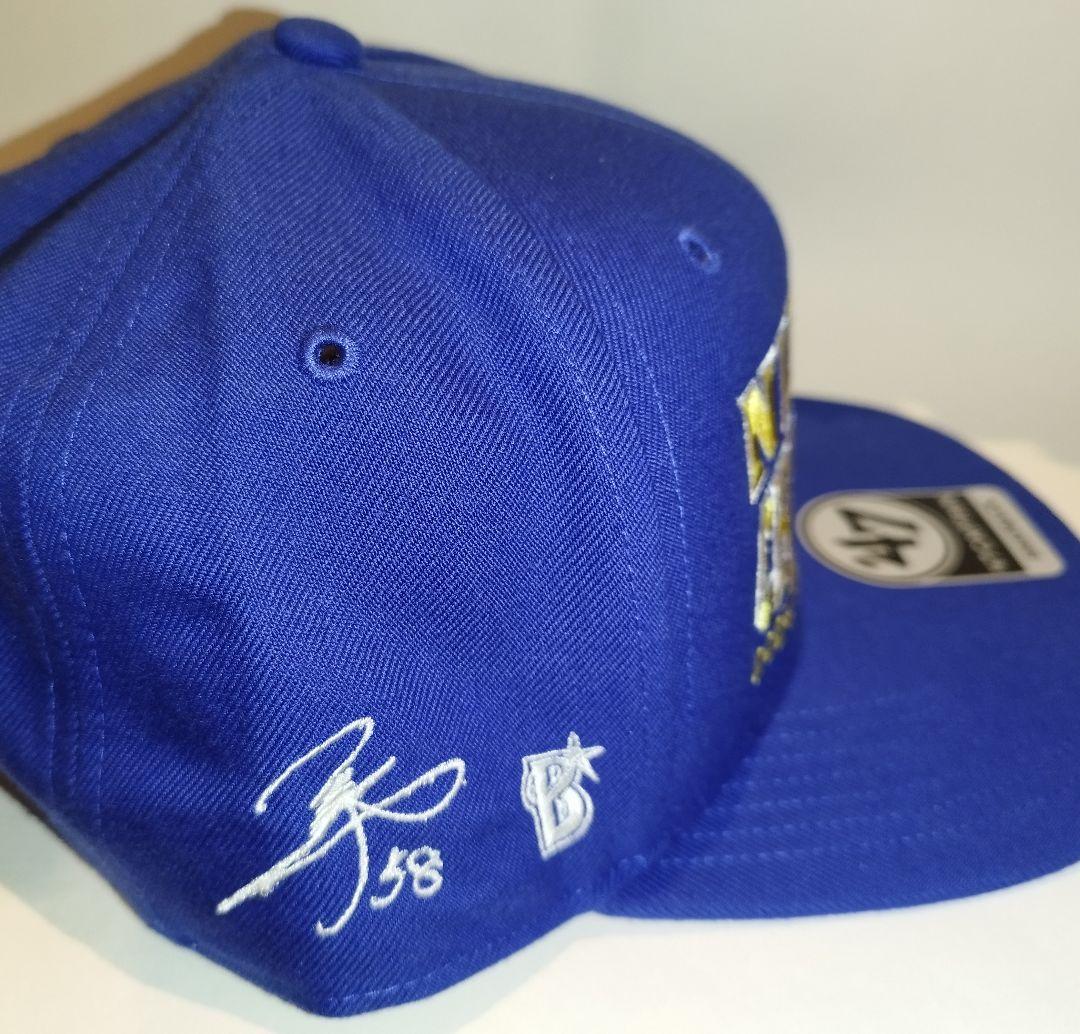 横浜DeNAベイスターズ日本一チャンピオンキャップ梶原昂希選手サイン刺繍入り