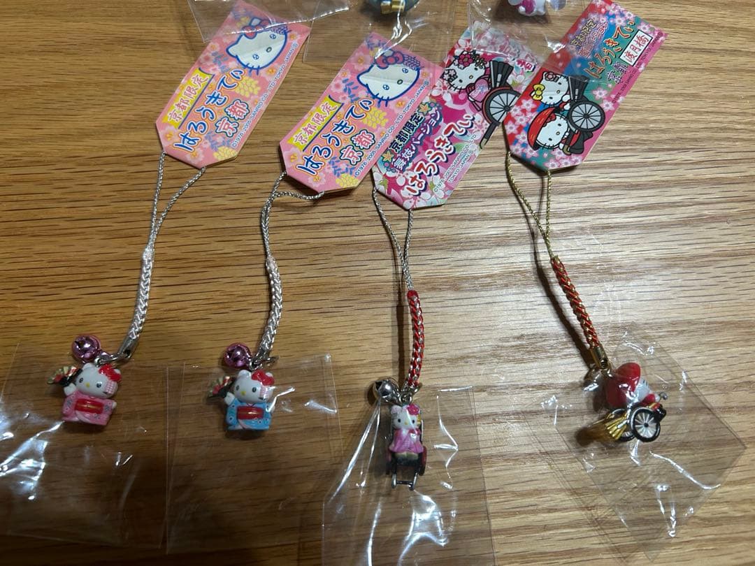 ご当地キティ　根付けストラップ　京都限定