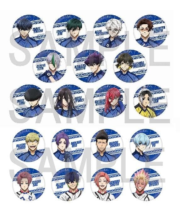 ブルーロック 日本フットボール連合 シリーズ1＆2 全19種 缶バッジセット