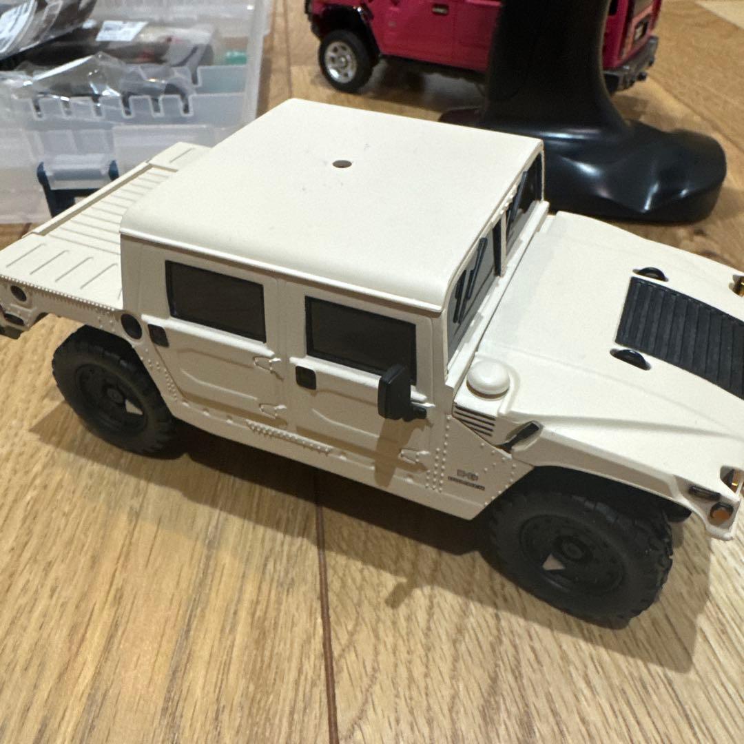 激レア　ミニッツ　HUMMER H1 サンドベージュ　送信機セット　おまけ付