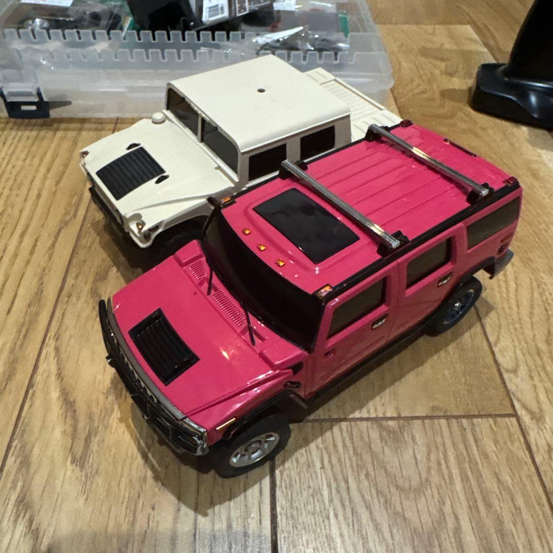 激レア　ミニッツ　HUMMER H1 サンドベージュ　送信機セット　おまけ付