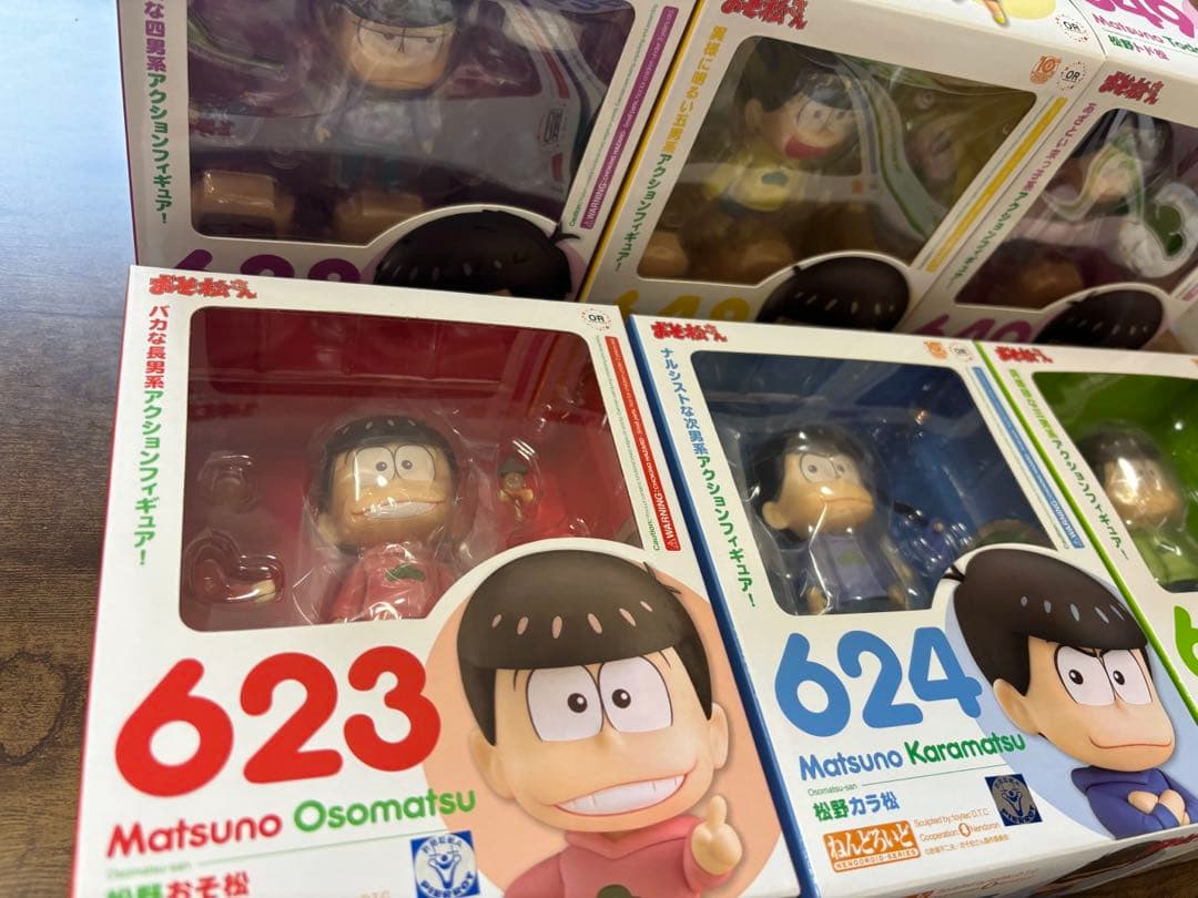 【新品】おそ松さん ねんどろいど 6体セット　松野カラ松　松野一松　松野十四松