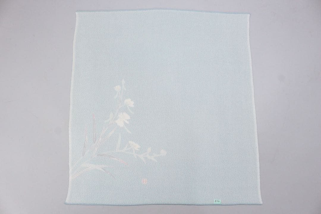 No5448 帛紗三枚セット　羽田登喜男　原図　「花鳥寿果」栞/紙箱付　送料無料