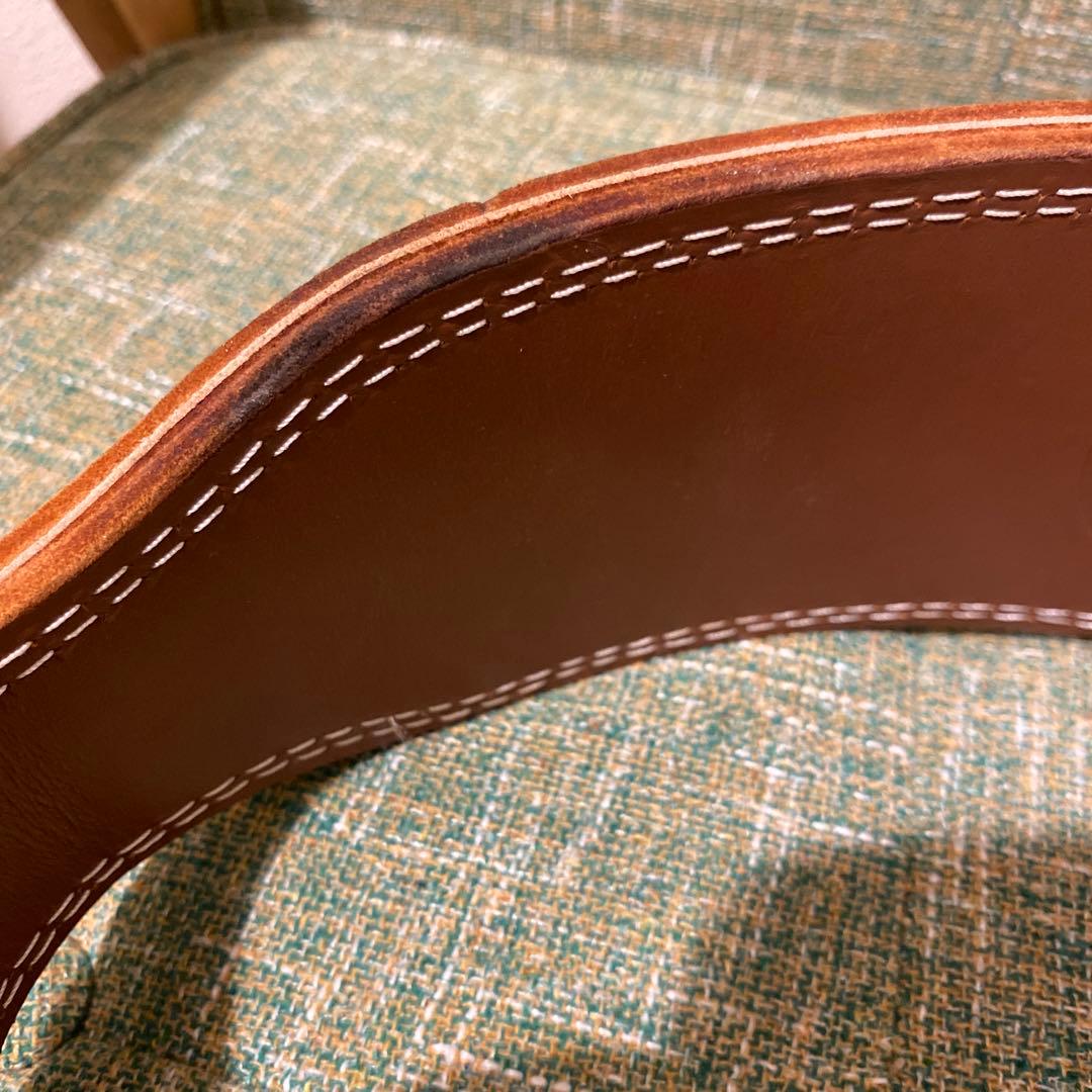 GOLD'S GYM レザー トレーニングベルト S