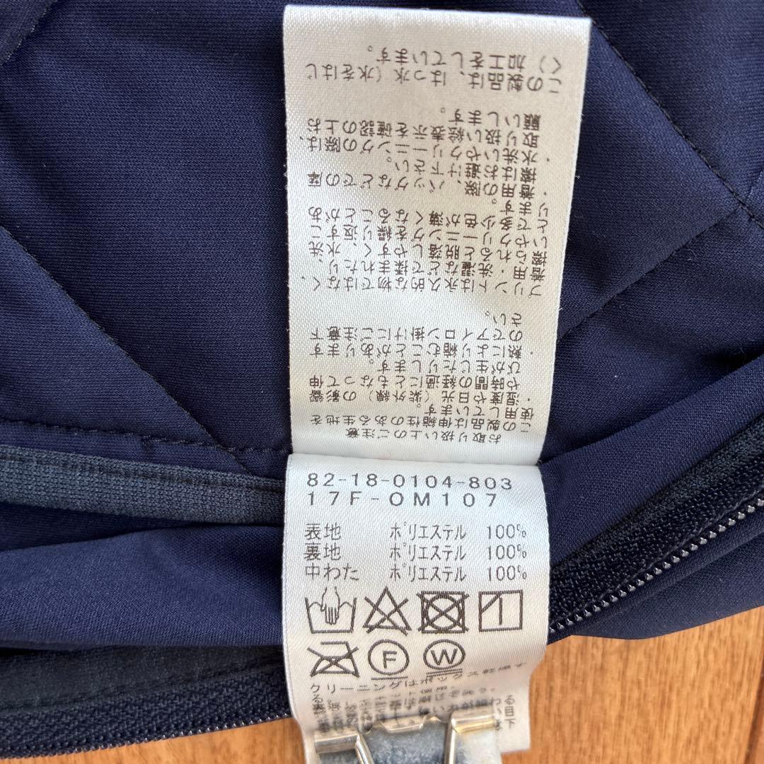 BEAMS GOLF キルティング プルオーバー L ネイビー 防寒ゴルフウェア