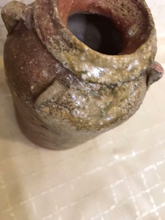 杉本貞光　作　信楽　花入