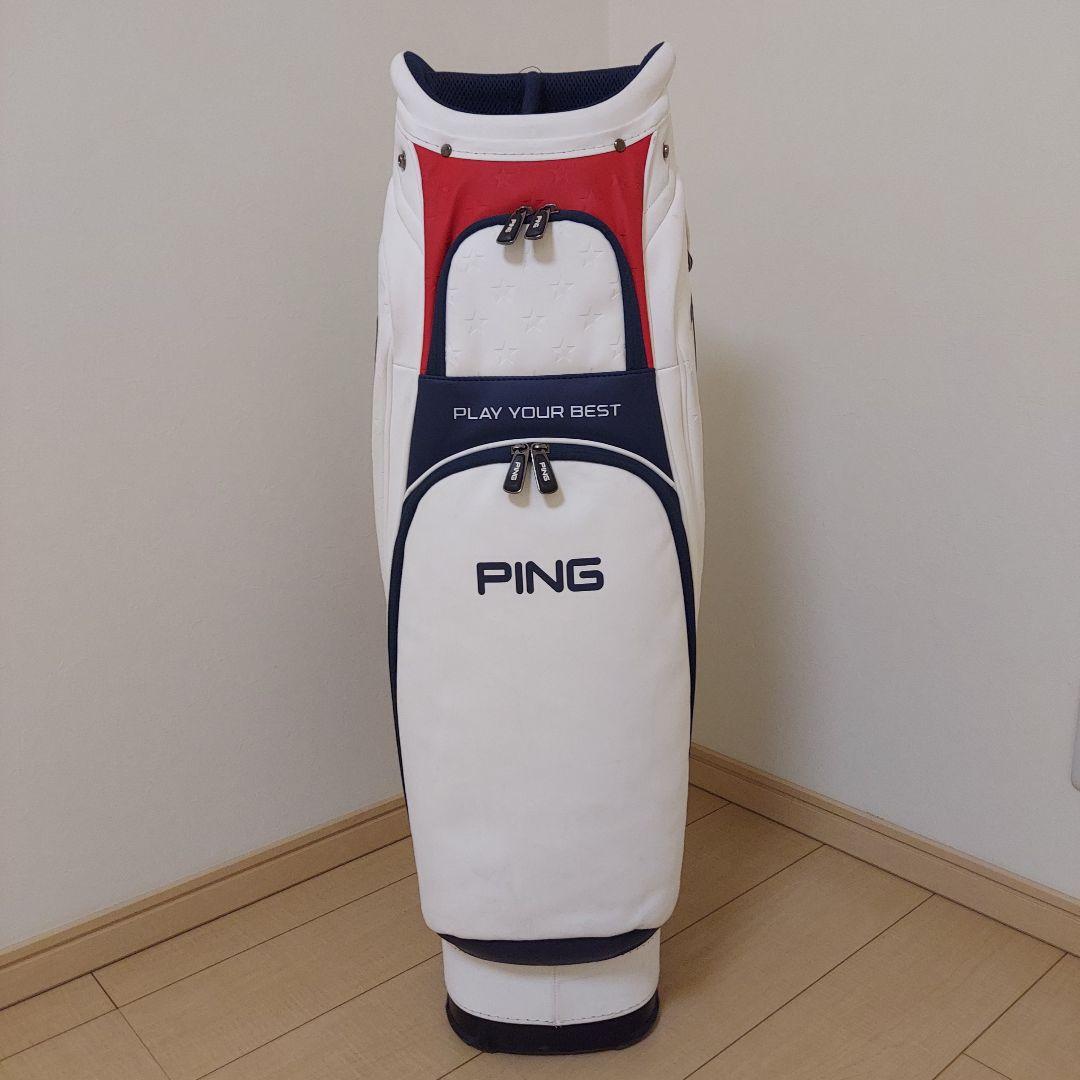 PING ピン キャディバッグ ★トリコロール