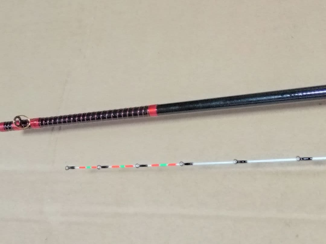 チヌ竿　筏竿　 手作り　布袋竹 ①