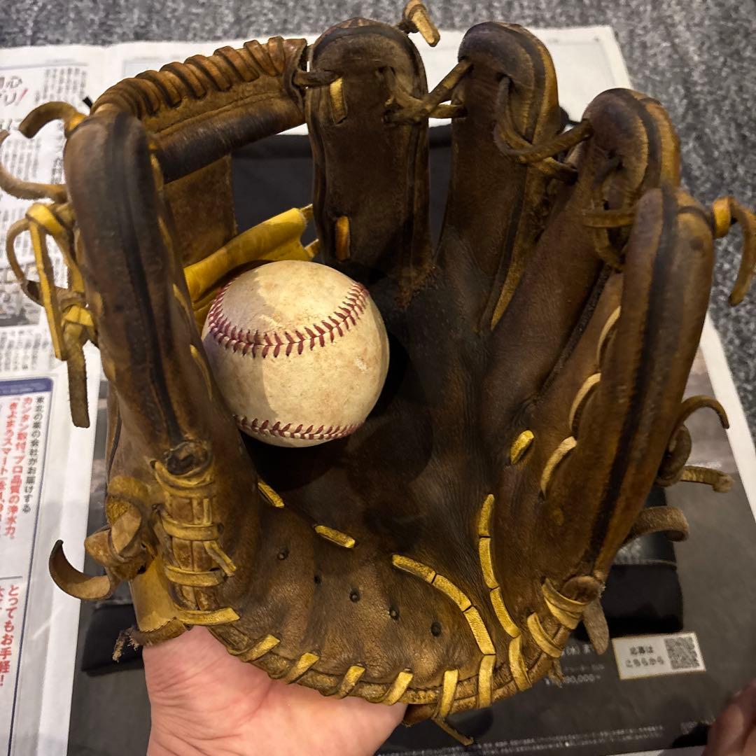 あ*お様 ミズノプロ 硬式グローブ 内野手用