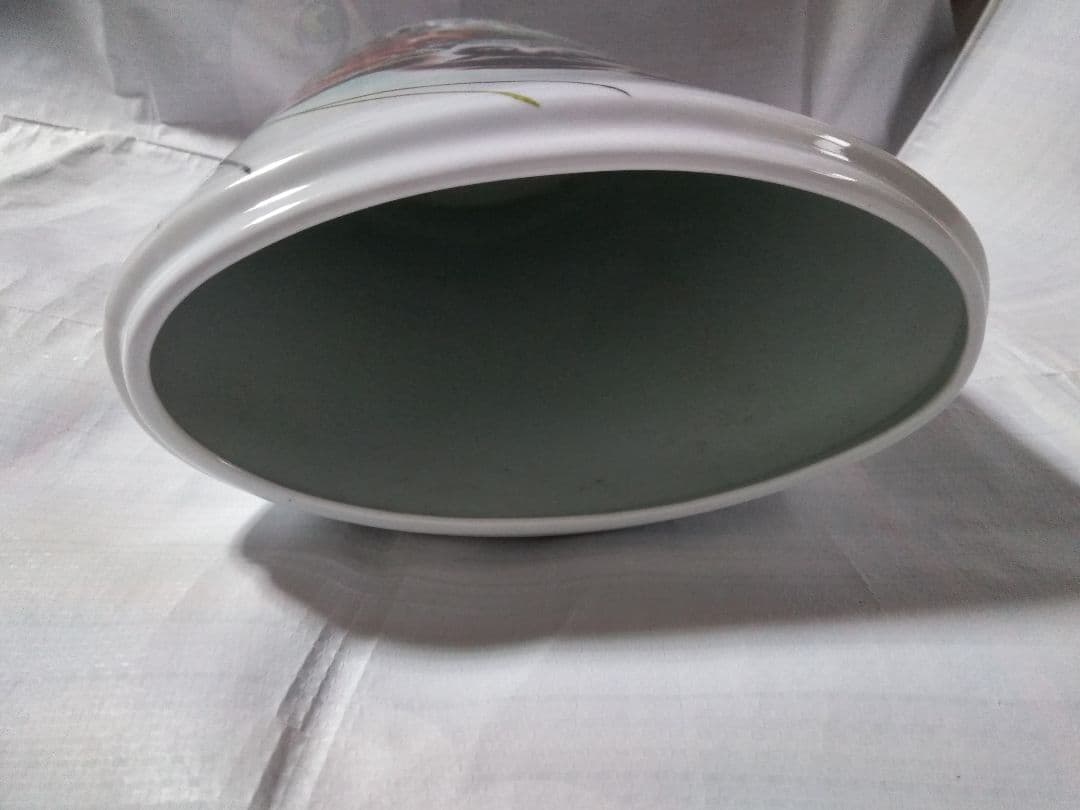 猫 景徳鎮 花瓶 置物 骨董品