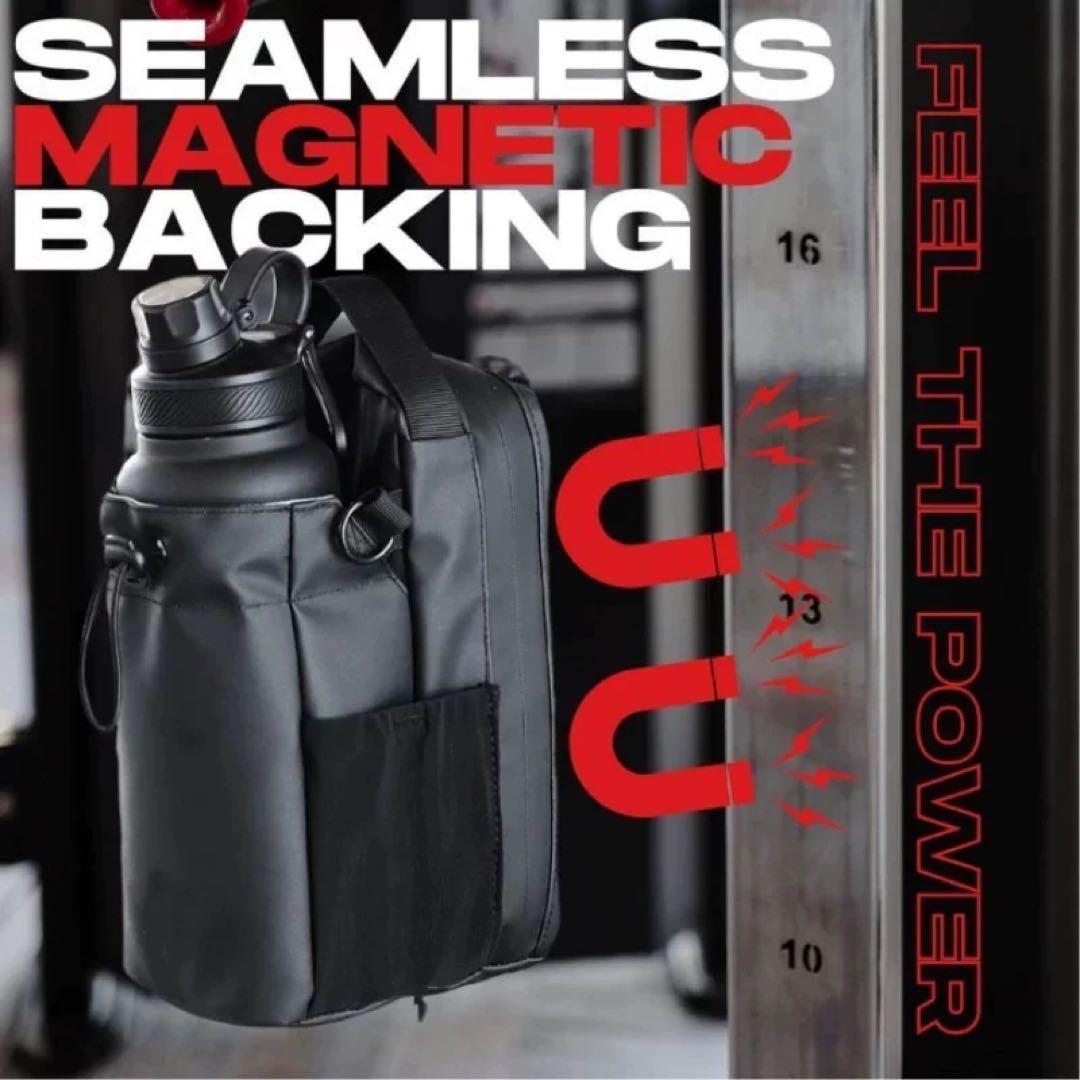 マグネットアタッチメント付きボトルバッグジムスリング