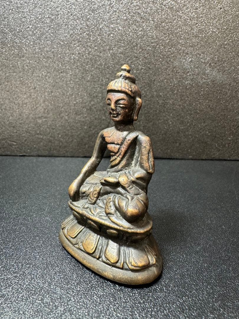 仏教 お守り W唐代仏像 開運風水重厚 極細工 工芸品 美術品置物 神像 金銅仏