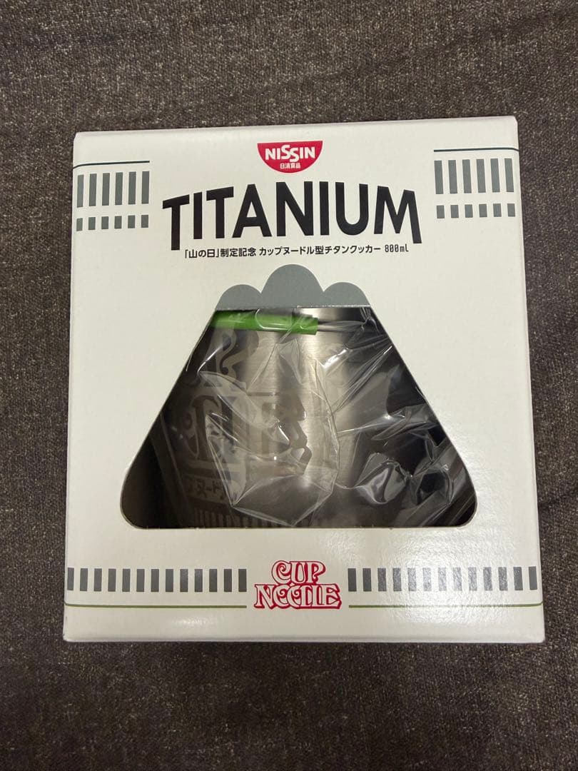 【新品未使用】カップヌードル型チタンクッカー
