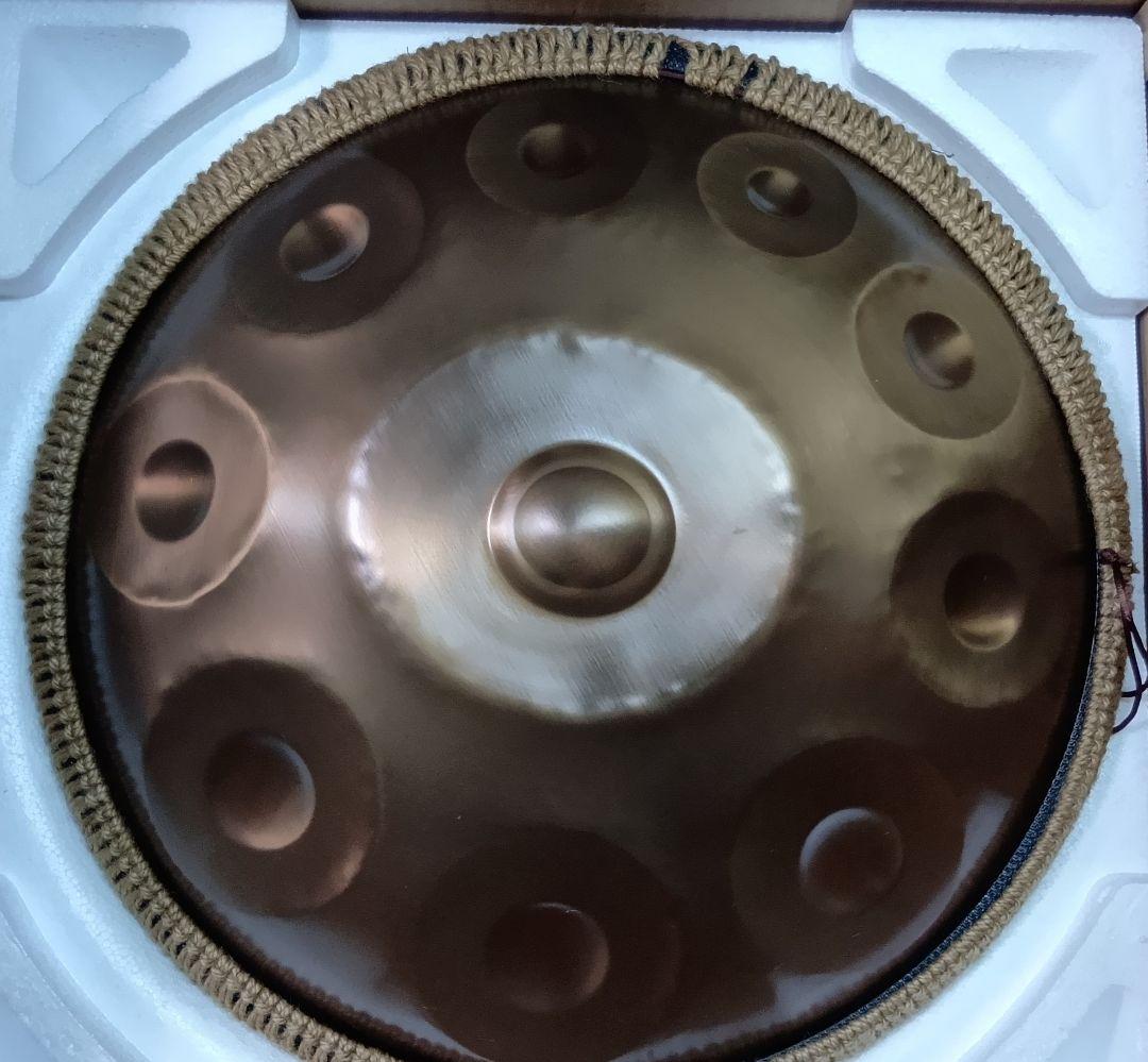 ハンドパン　小さめの49センチ Dマイナー 10音　A＝432Hz 新品