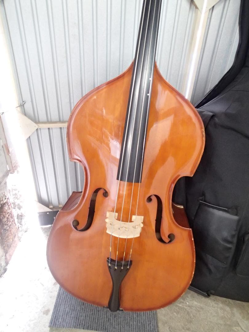 nt250411-003Z コントラバス 3/4 ケース付き REGH