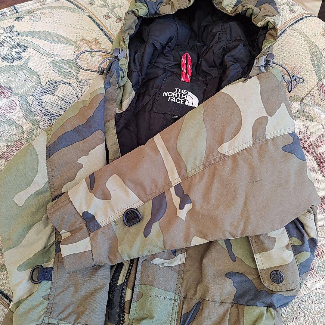 ノースフェイス　90　ジャンプスーツ　スノーウェア　迷彩　キッズ