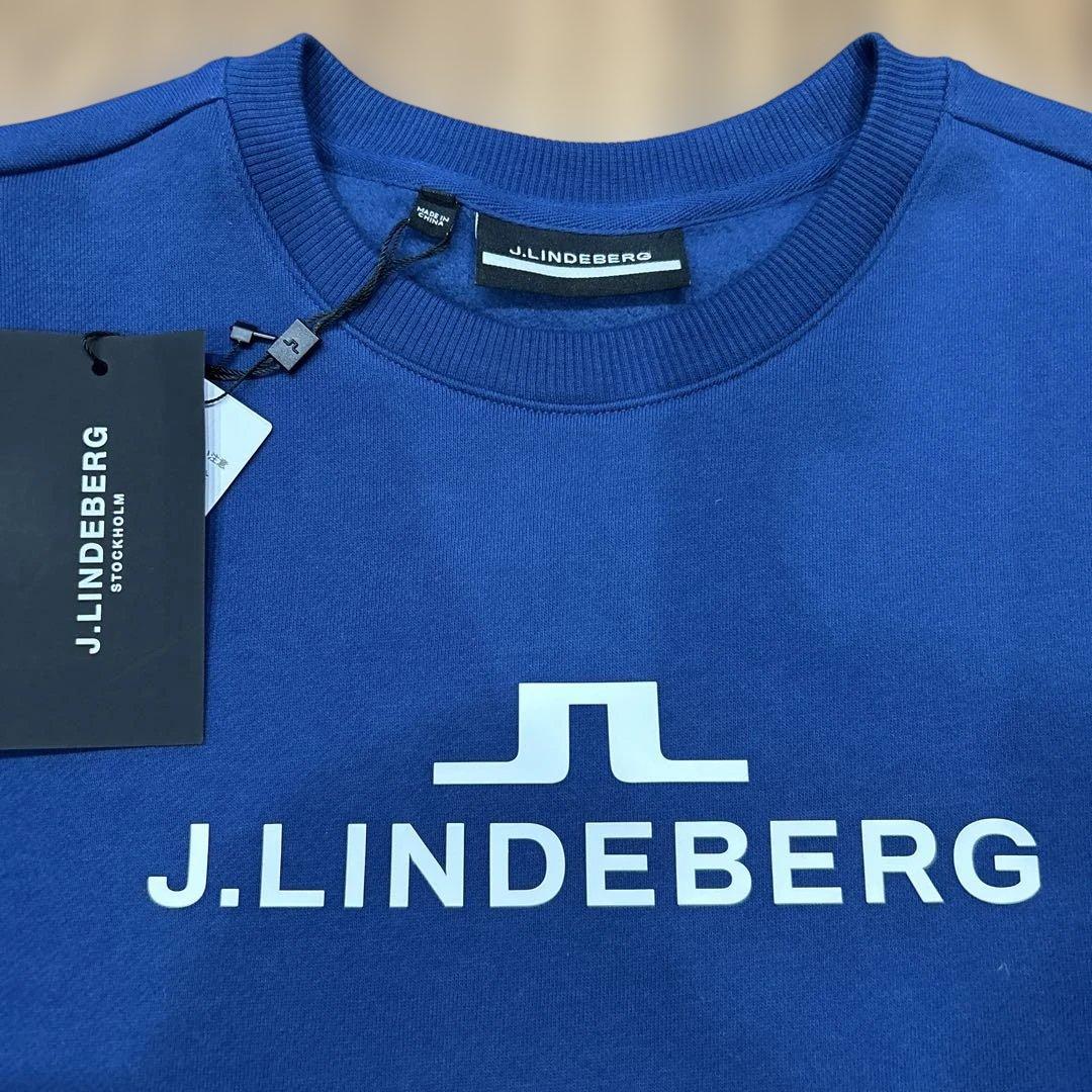 新品 定価25300円 Jリンドバーグ ロゴスウェット M ネイビー