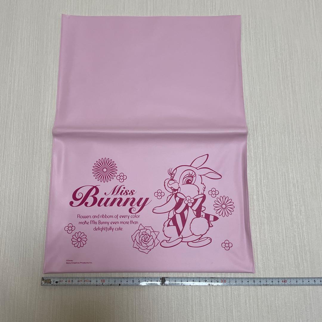 【匿名配送】Miss Bunny 書類ケース　マルチケースA4OK 昭和レトロ