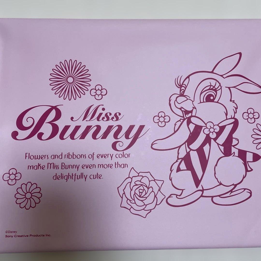 【匿名配送】Miss Bunny 書類ケース　マルチケースA4OK 昭和レトロ