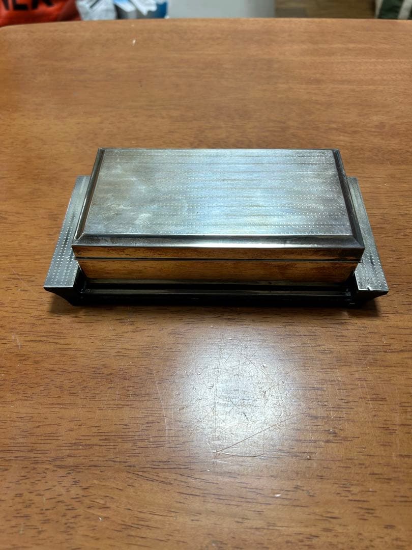 純銀 SILVER 950小物入れ銀製煙草入れアンティーク235g