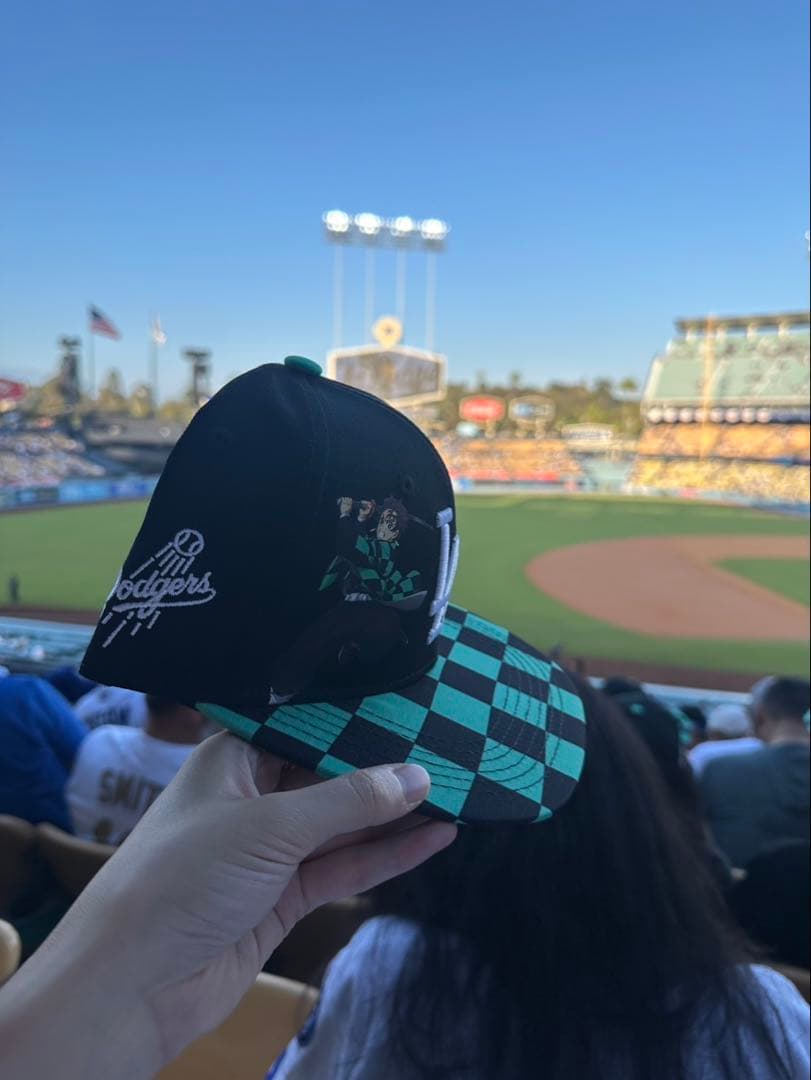 【鬼滅の刃コラボ】Los Angeles Dodgers球場配布キャップ 未使用