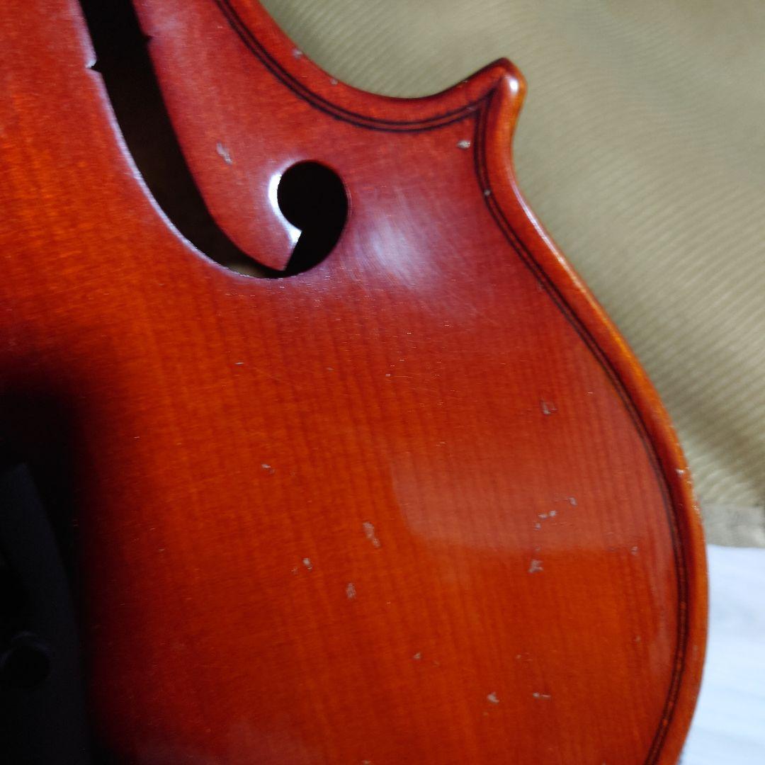 高級 バイオリン 鈴木 No.230 4/4 証明ラベル有、弓ケース付 定価6万