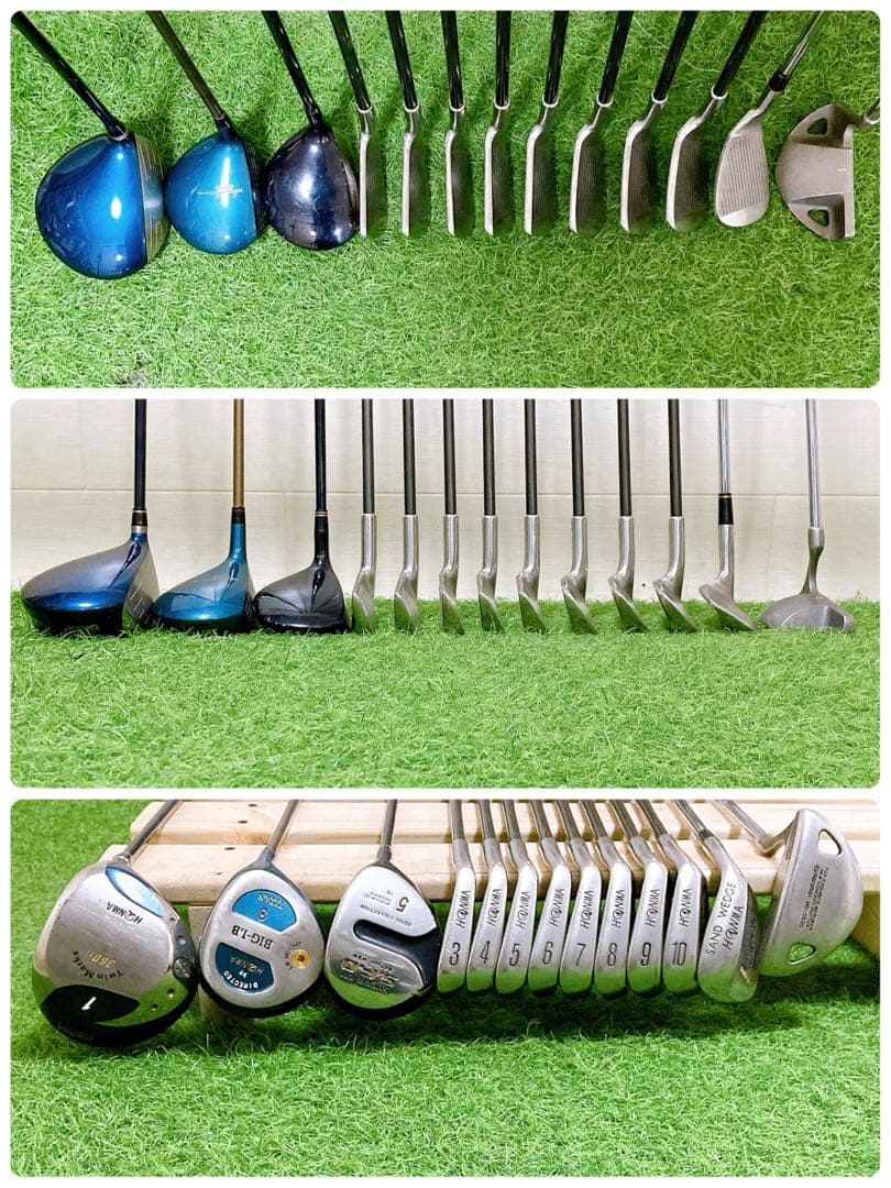 M6.ホンマ　初心者オススメ　ゴルフクラブ　メンズセット　右利き　13本