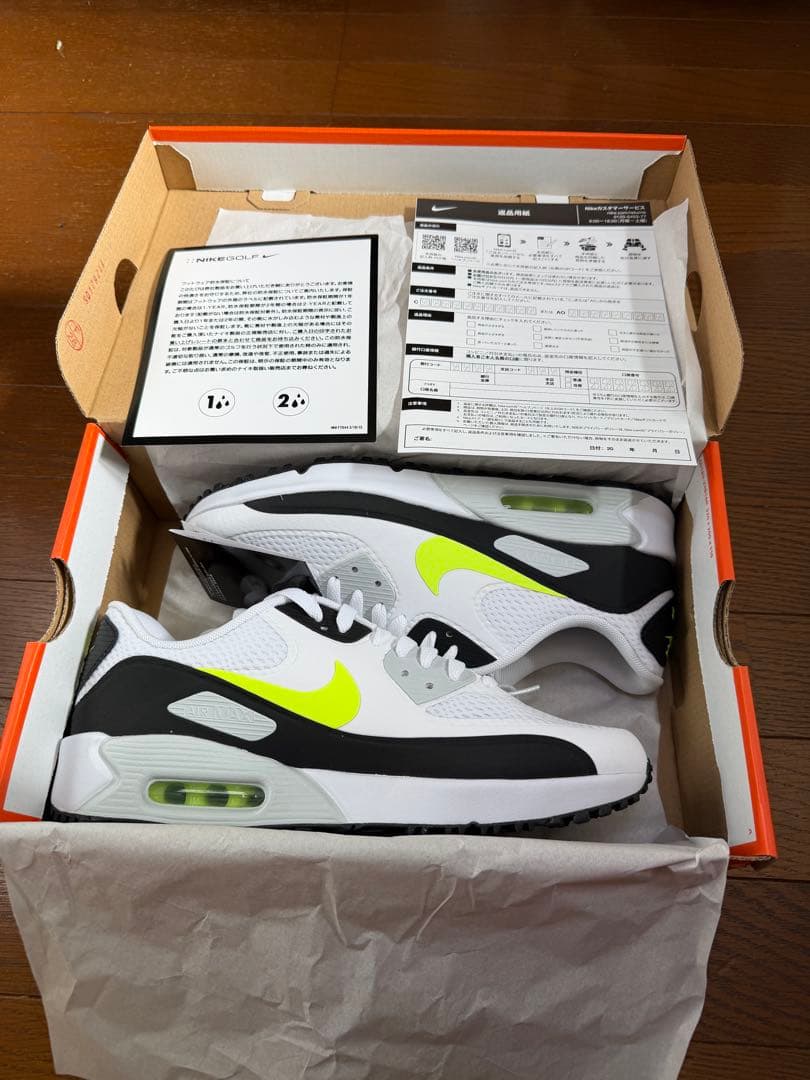 【新品未使用】ナイキエアマックスゴルフシューズ　90G